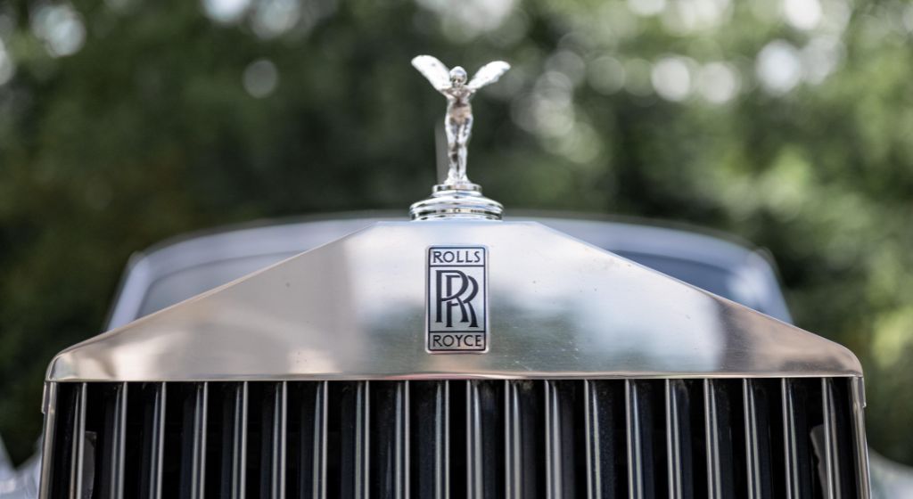 Rolls Royce from the front