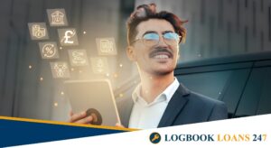 business man with smart tablet